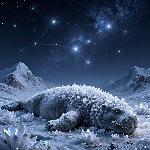 Crystal Mountains on Sleeping Leviathans