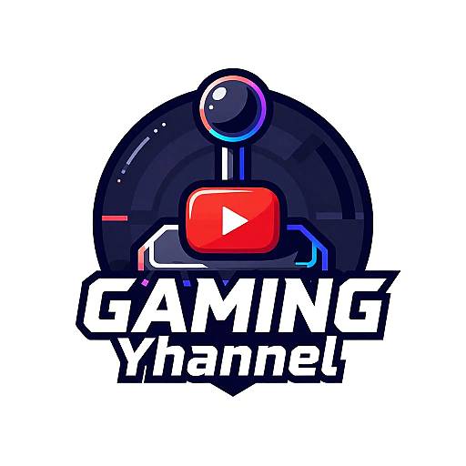 Cyberpunk Neon Gaming Logo