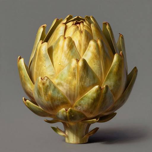 Primitive Golden Artichoke Idol