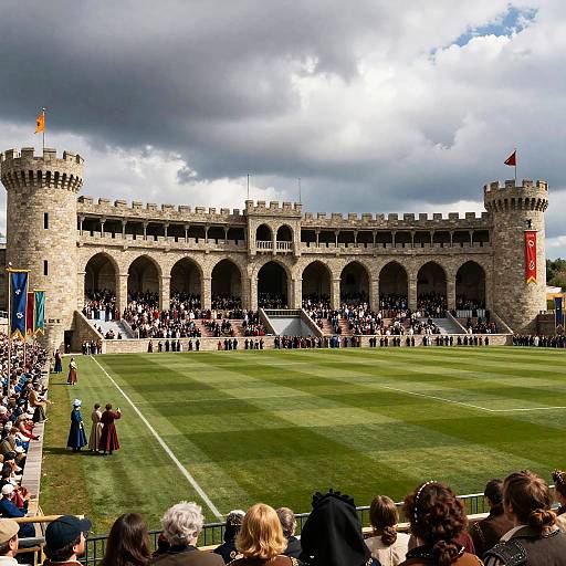 Medieval-Inspired Stadium Visualization