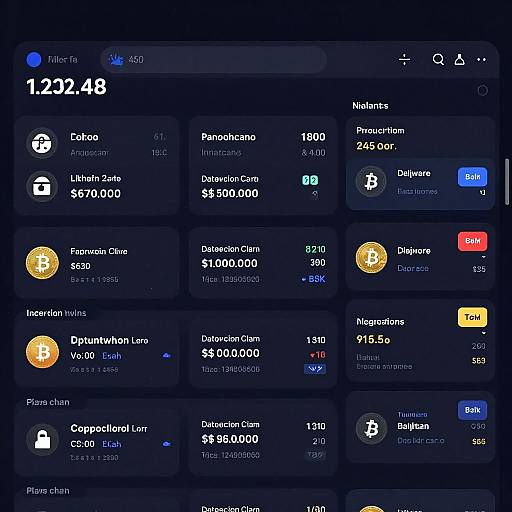Futuristic Crypto Wallet Dashboard