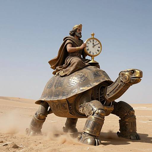 Philosopher on Mechanical Tortoise
