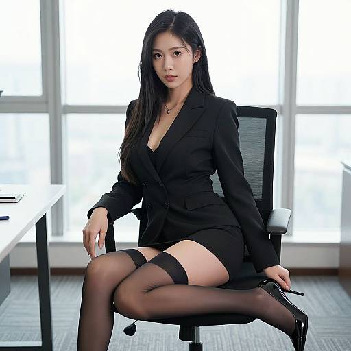 Professional Asian Woman in Office