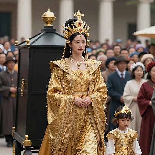 Majestic Imperial Procession Scene