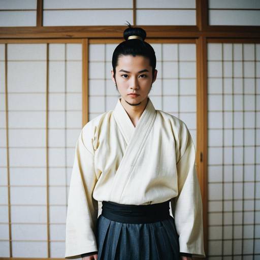 Realistic Korean Style Male Costume Portrait