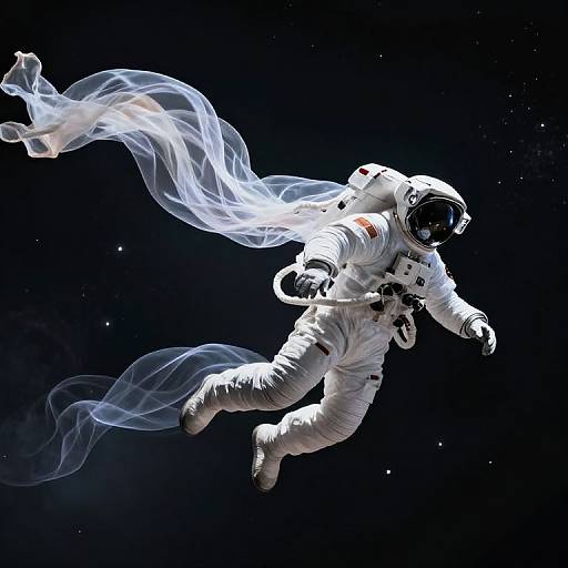 Ethereal Astronaut Cosmic Dance