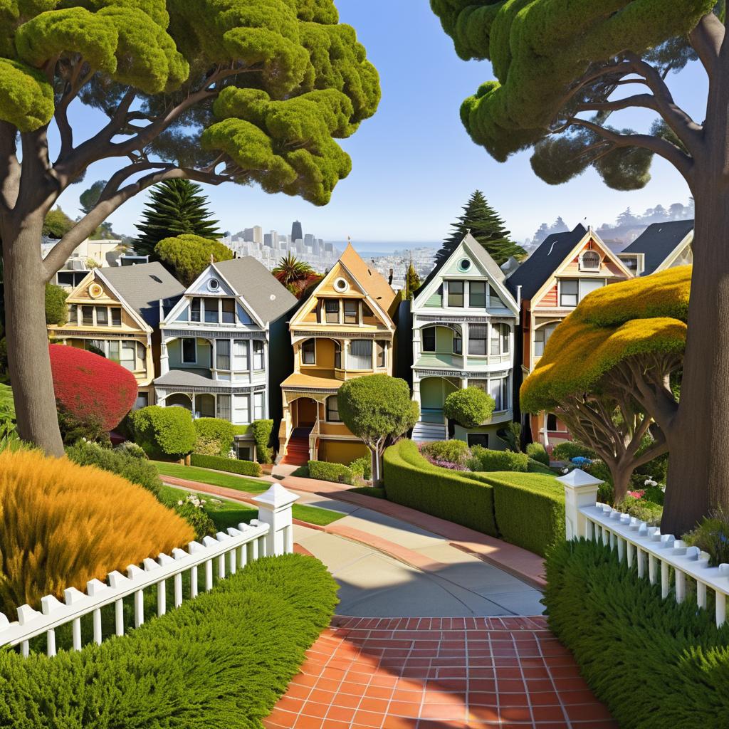 Charming San Francisco Neighborhood Scene