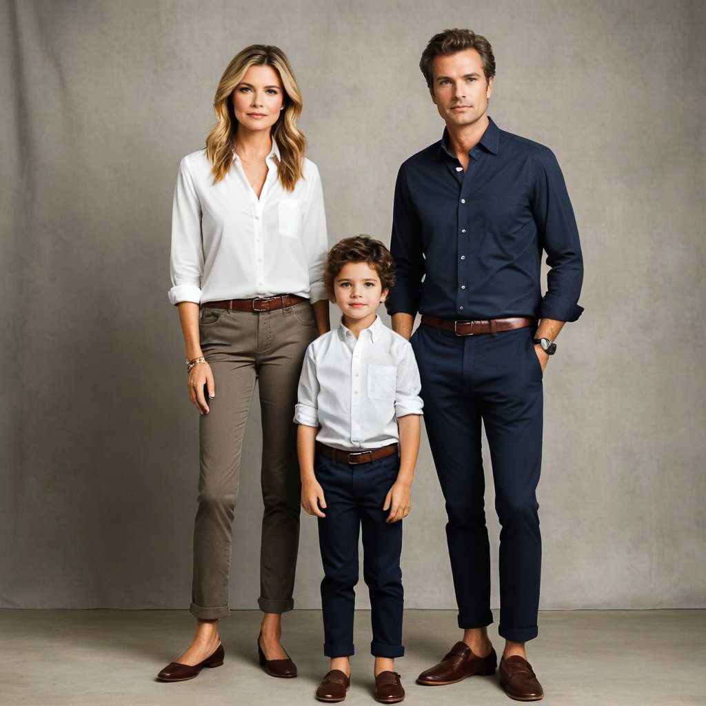 Chic Family Portraits with Modern Style