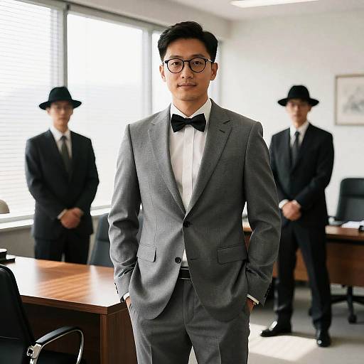 Professional Man in Stylish Office Setting