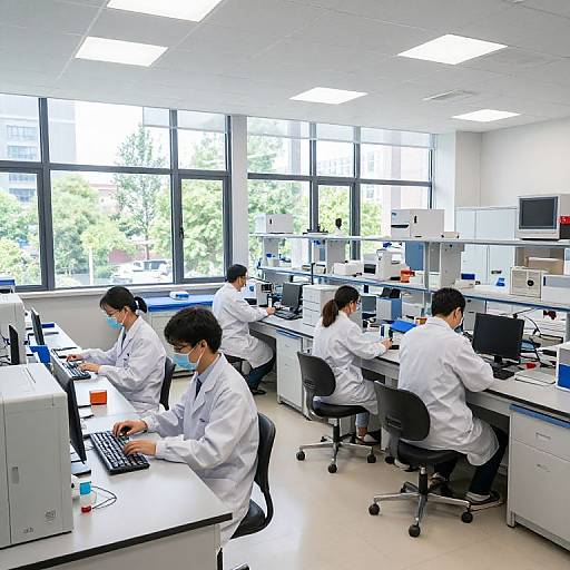 Spacious University Research Lab Scene