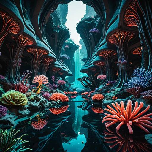 Futuristic Submerged Garden of Eden