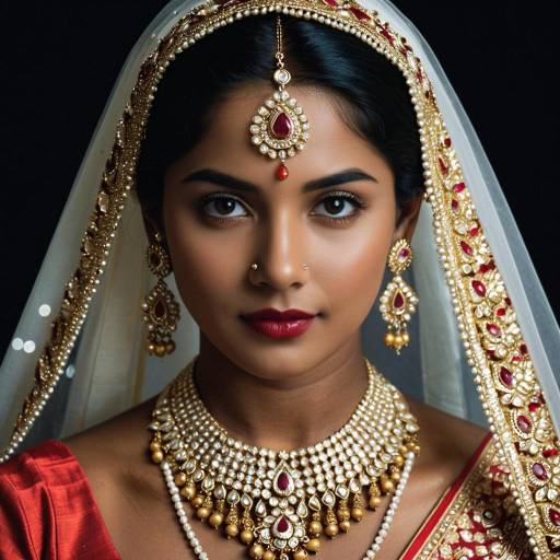 Realistic South Indian Bridal Portrait