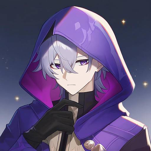 Illustration of Moze (honkai: star rail), honkai (series) in the style of Nai ga