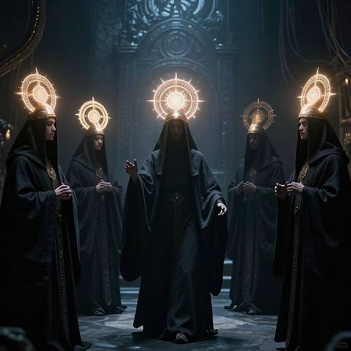 Celestial Ritual of Light and Shadow