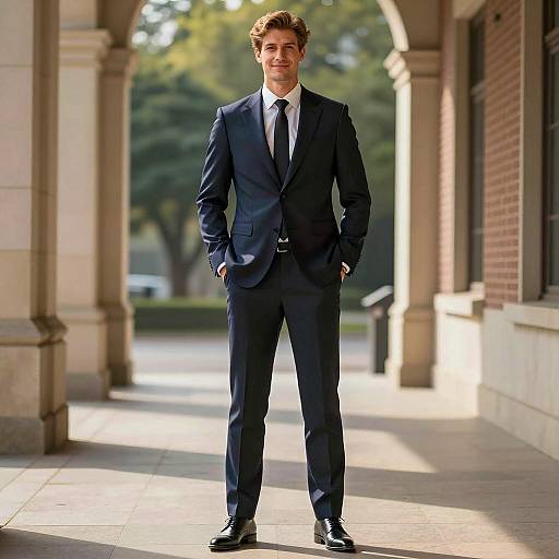 Stylish Businessman in Bolero Costume