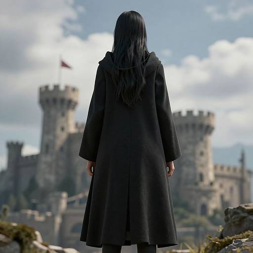 Unreal Engine Teenage Girl Backdrop