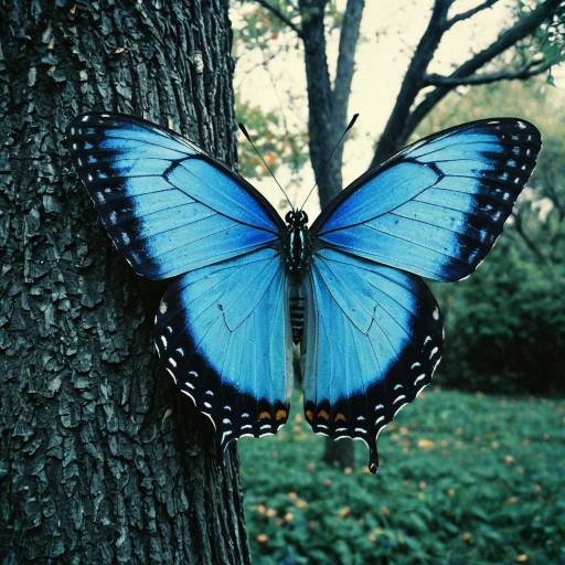 Enchanting Blue Butterfly for Halloween