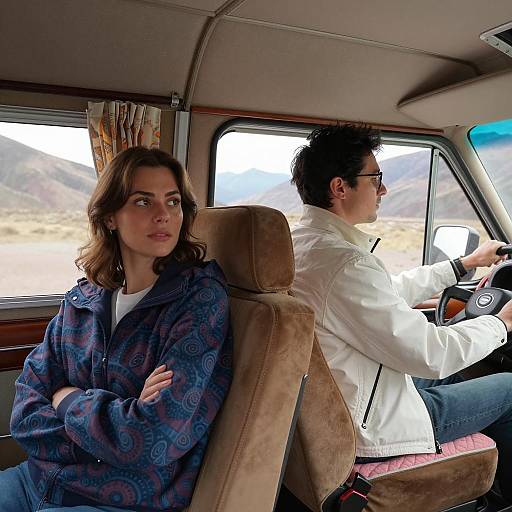 Vintage RV Adventure with Scenic Views