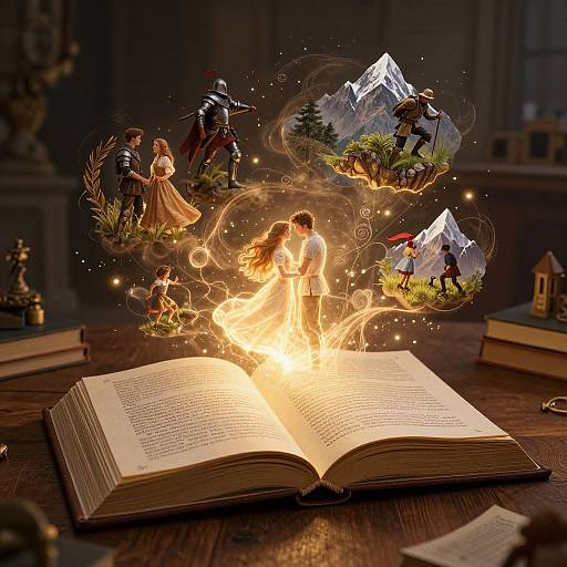 Mystical Ancient Book of Living Stories