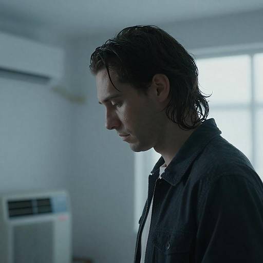 Side Profile Portrait of a Man