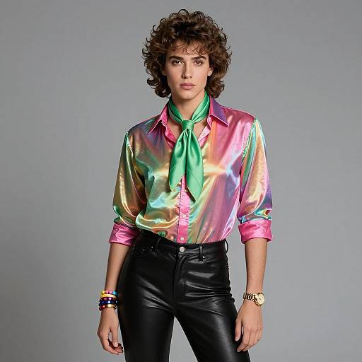 1980s Fashion Party Costume Portrait