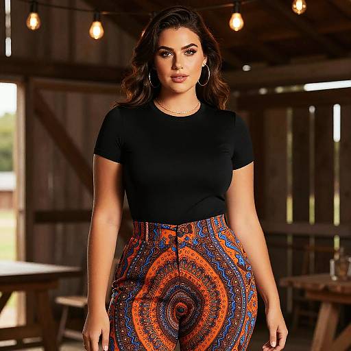 Curvy Woman in Kodansha Comic Style