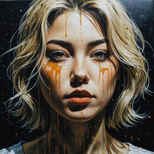 Eerie Portrait of Laser-Thrashed Beauty Eerie Portrait of Laser-Thrashed Beauty