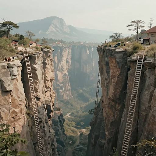 Infinite Timeless Ladders on Floating Cliffs