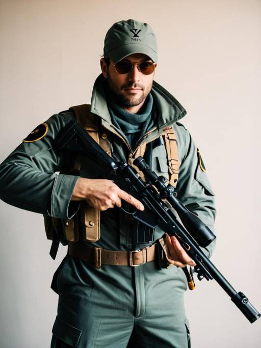 Man in The Sniper Classic Cosplay Costume
