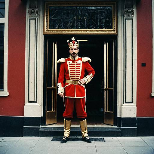 Red King in Regal Attire