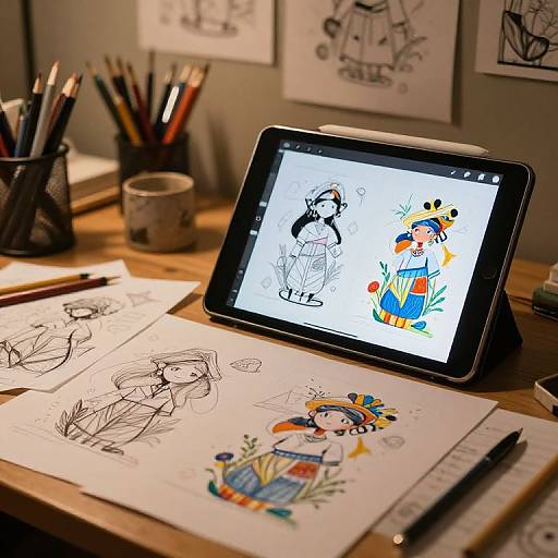 Cozy Artist's Studio Digital Transformation