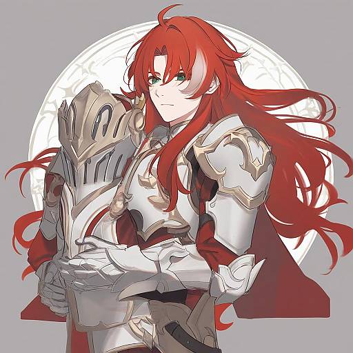 Illustration of Argenti (honkai: star rail), honkai: star rail in the style of Kippu