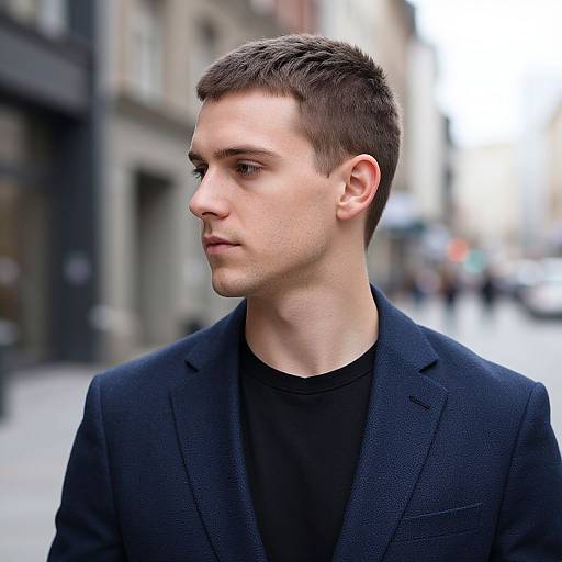 Buzz Cut Mullet in Urban Style