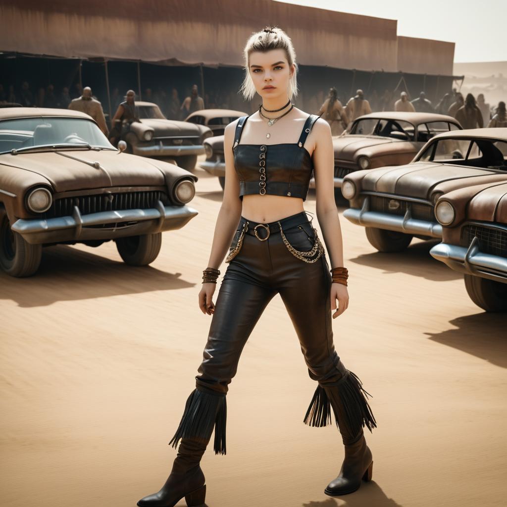 Anya Taylor-Joy in a Mad Max Style