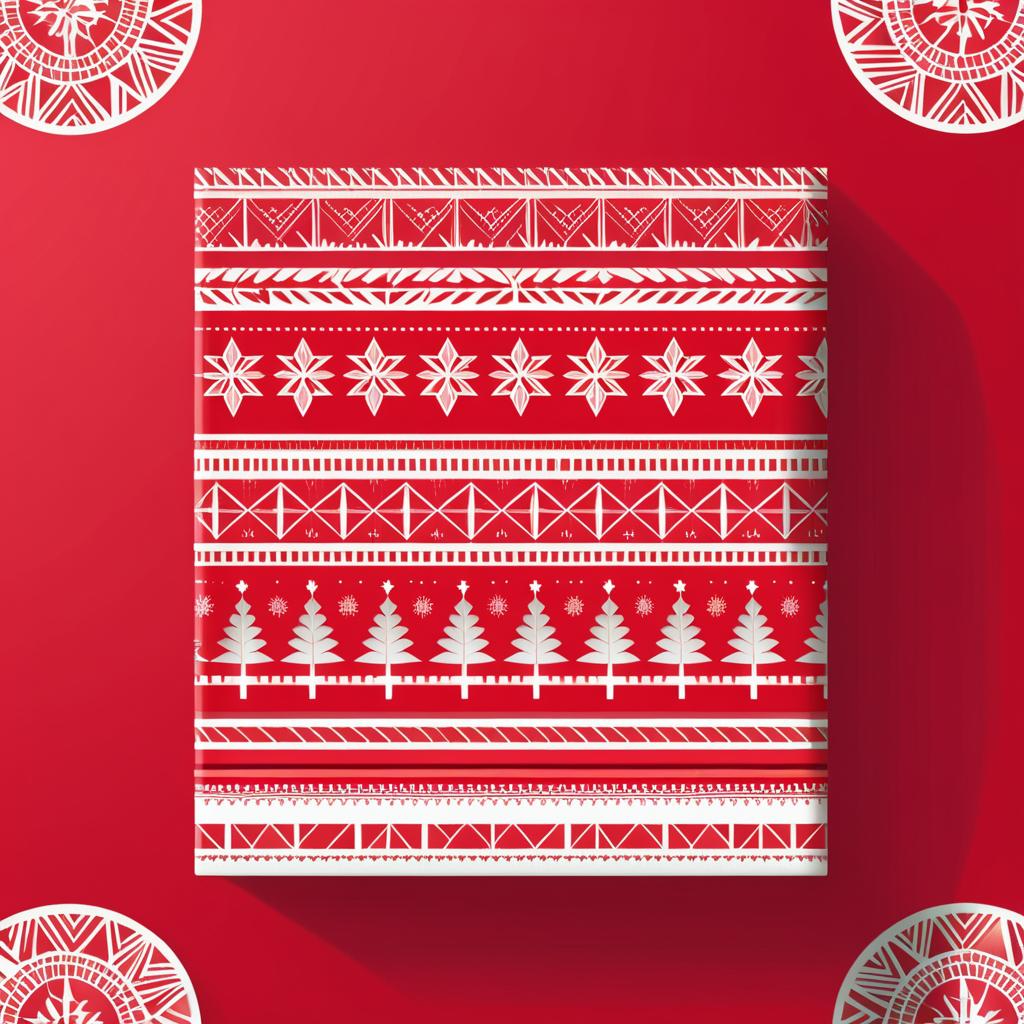 Scandinavian Style Christmas Gift Wrap