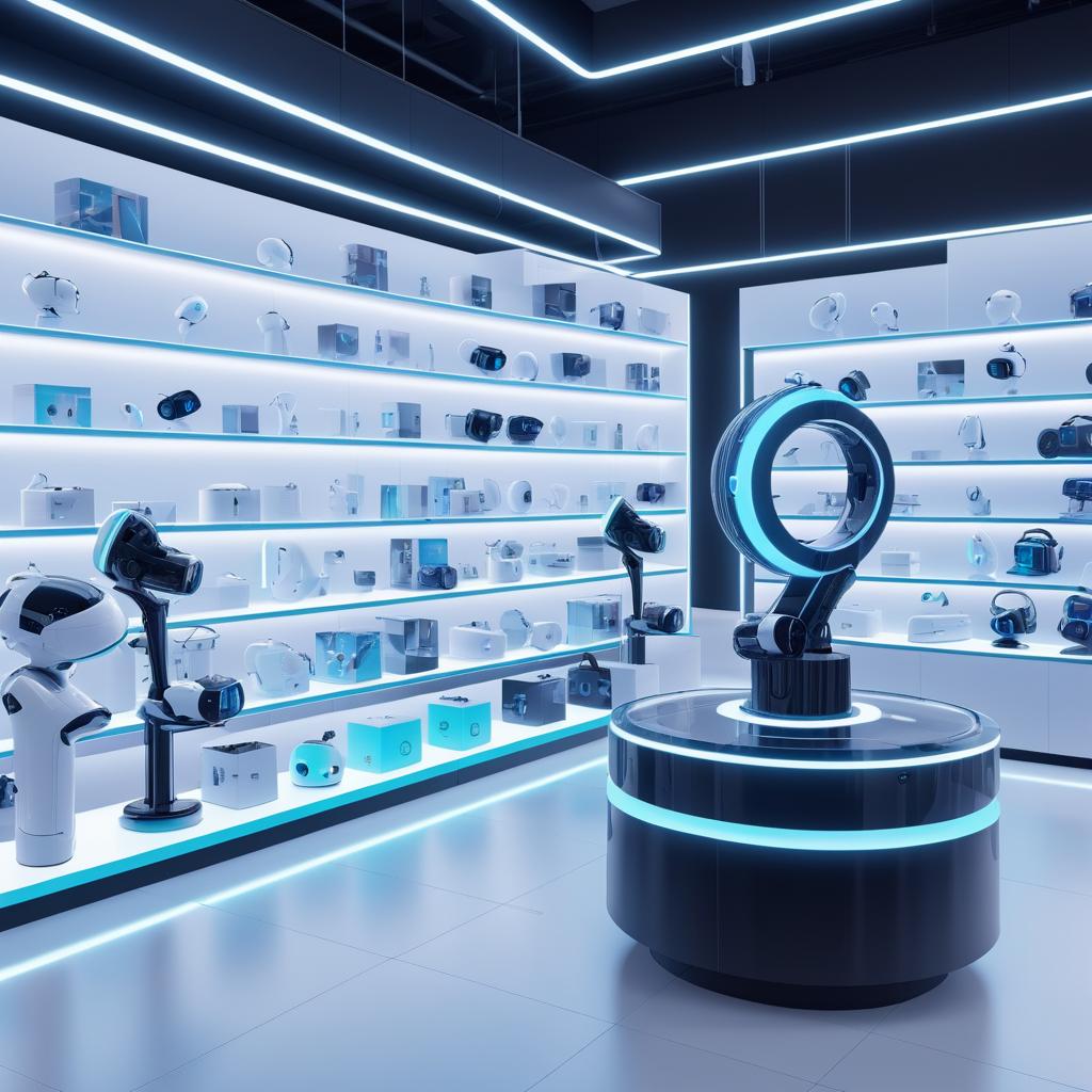 Futuristic Retail: AI and Robots Interact