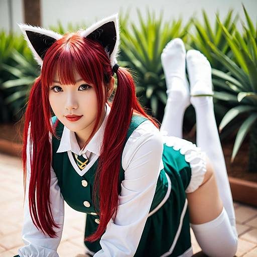 Lifestyle costume photo of Aloe (quiz magic academy). Cosplay clothes