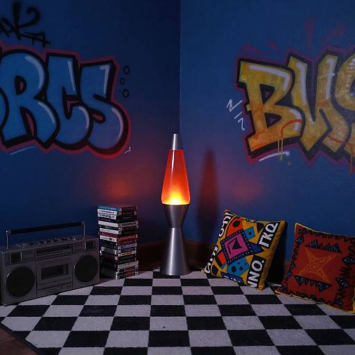 90s Style Bedroom with Nostalgic Vibes