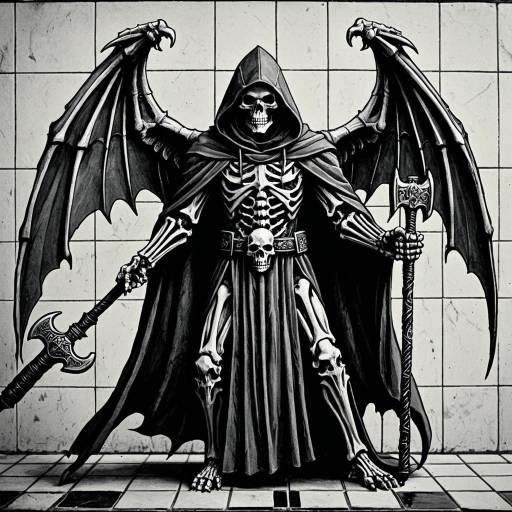 Skeletal Gargoyle with War Hammer