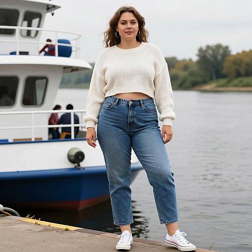 Lanky Woman by Volga River Style