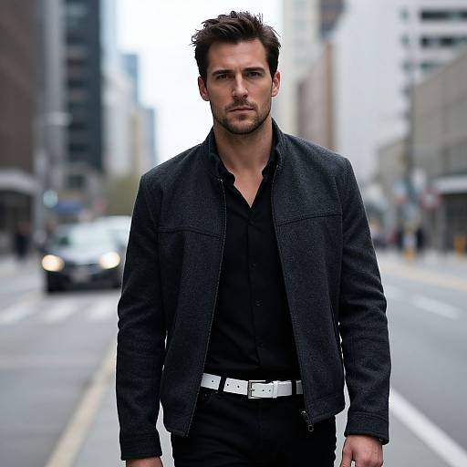 Urban Portrait of Handsome Man