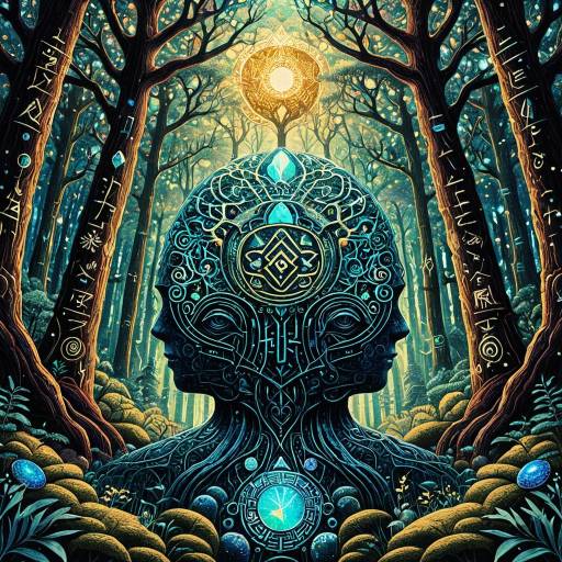 Whimsical Neural Love in Digital Forest Whimsical Neural Love in Digital Forest