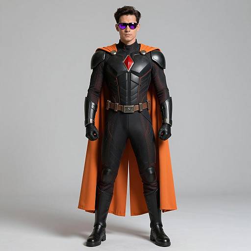Photorealistic Male Superhero in Armor