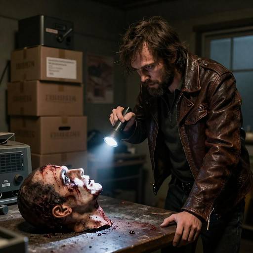 Intense Encounter in a Dark Room