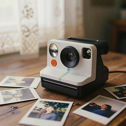 Rustic Polaroid Generator Scene