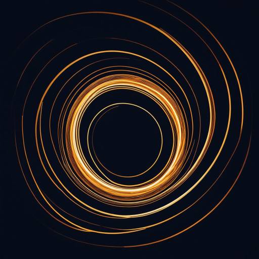 Ethereal Spiral Light Art Design