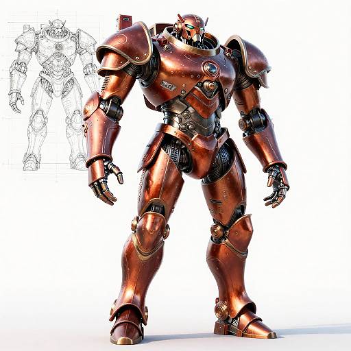 Galactic Gladiator Mech in Stunning Detail