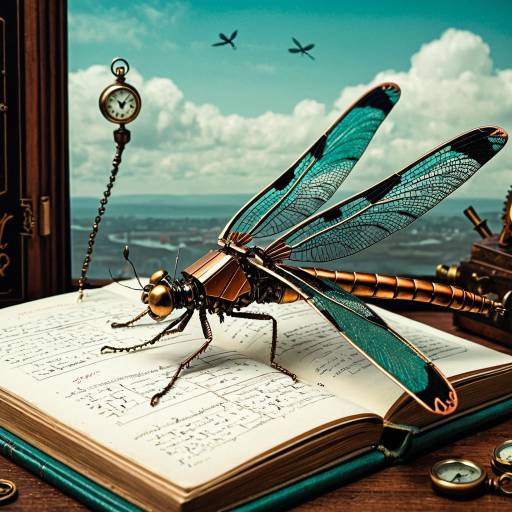 Steampunk Copper Dragonfly Automaton Adventure Steampunk Copper Dragonfly Automaton Adventure