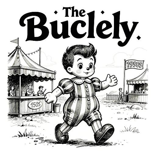 Retro Rag Doll at 1950s Seaside Carnival