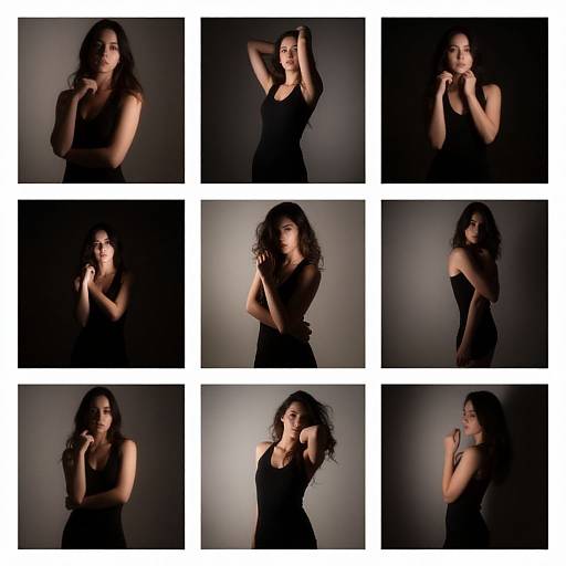 Dramatic Elegant Minimalist Pose Reference